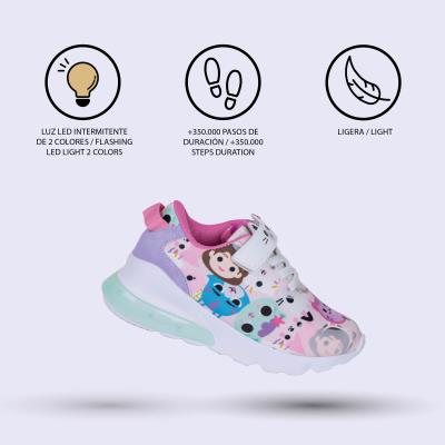 DEPORTIVA SUELA LIGERA EVA CON LUCES GABBY´S DOLLHOUSE - ILUSION SHOP