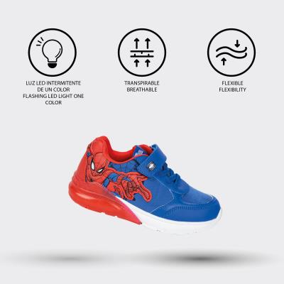 DEPORTIVA SUELA TPR CON LUCES SPIDERMAN - ILUSION SHOP