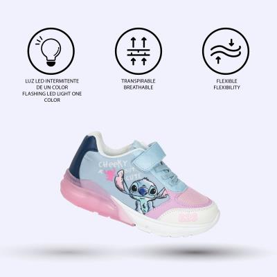DEPORTIVA SUELA TPR CON LUCES STITCH - ILUSION SHOP