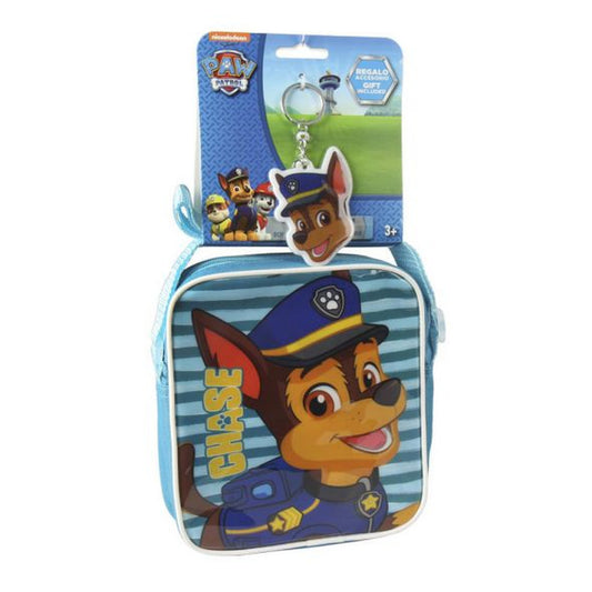 BOLSO BANDOLERA AJUSTABLE CON LLAVERO PAW PATROL
