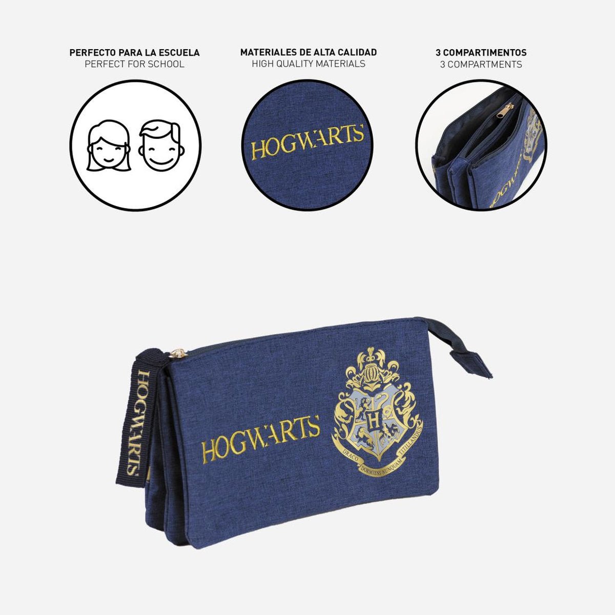 ESTUCHE PORTATODO HARRY POTTER GRYFFINDOR - ILUSION SHOP