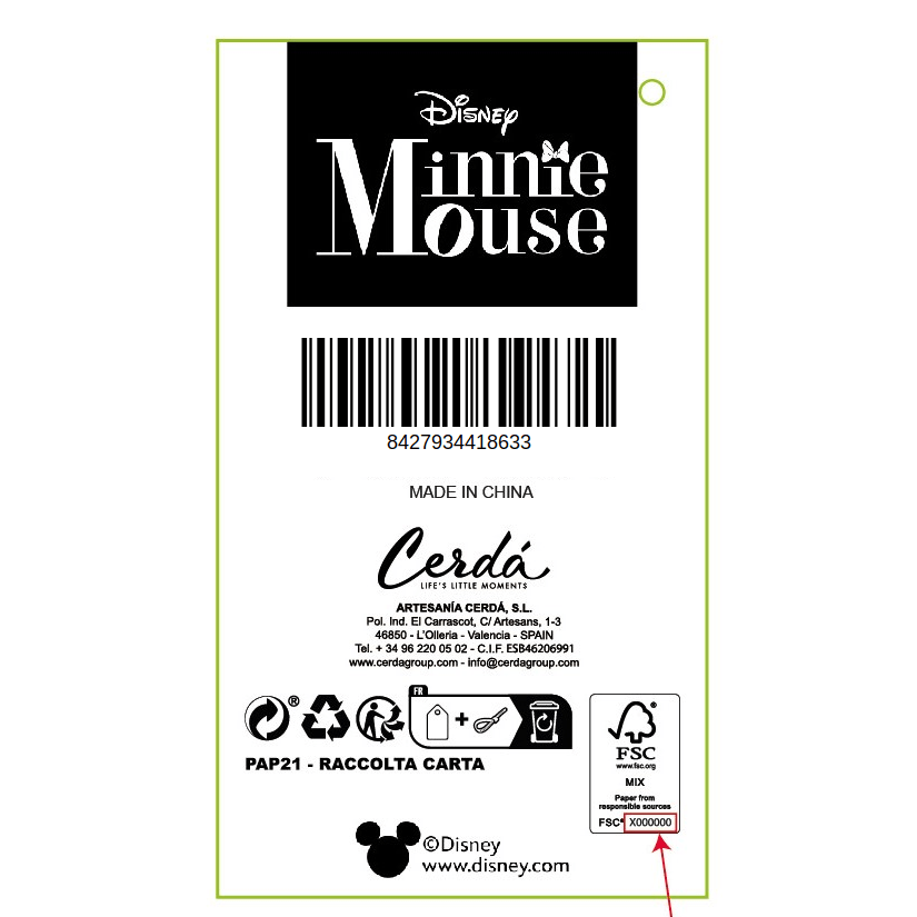 ESTUCHE PORTATODO PLANO 3 COMPARTIMENTOS MINNIE - ILUSION SHOP