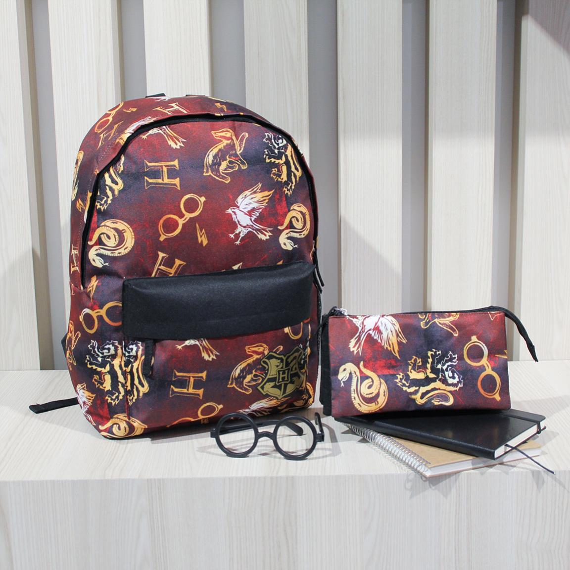 ESTUCHE/PORTATODO PLANO 3 COMPARTIMENTOS HARRY POT - ILUSION SHOP
