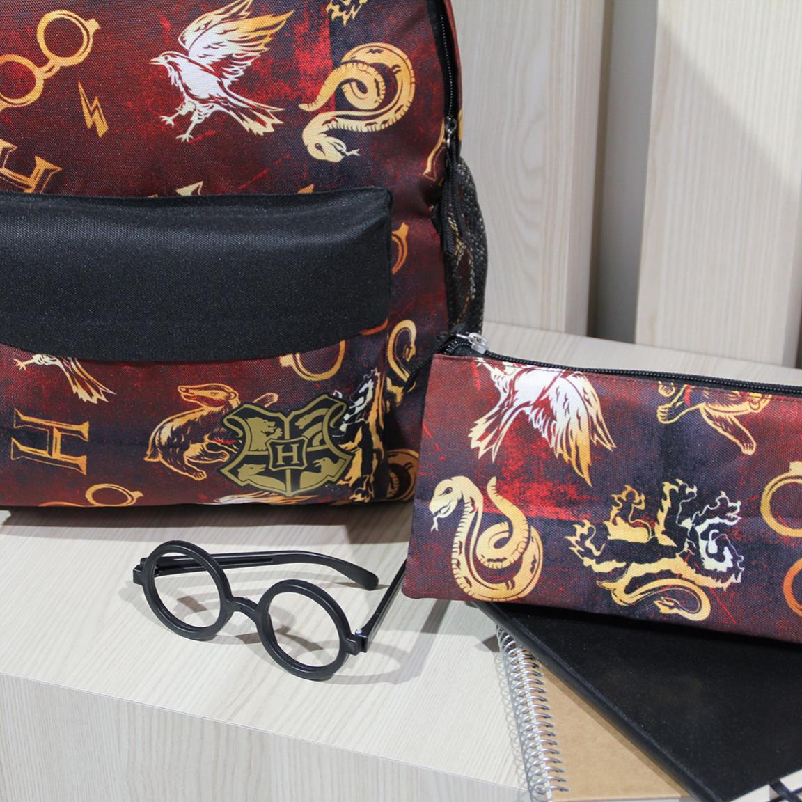 ESTUCHE/PORTATODO PLANO 3 COMPARTIMENTOS HARRY POT - ILUSION SHOP