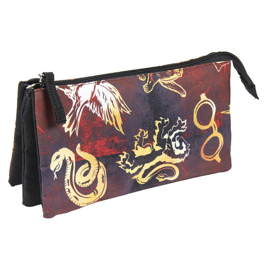 ESTUCHE/PORTATODO PLANO 3 COMPARTIMENTOS HARRY POT - ILUSION SHOP