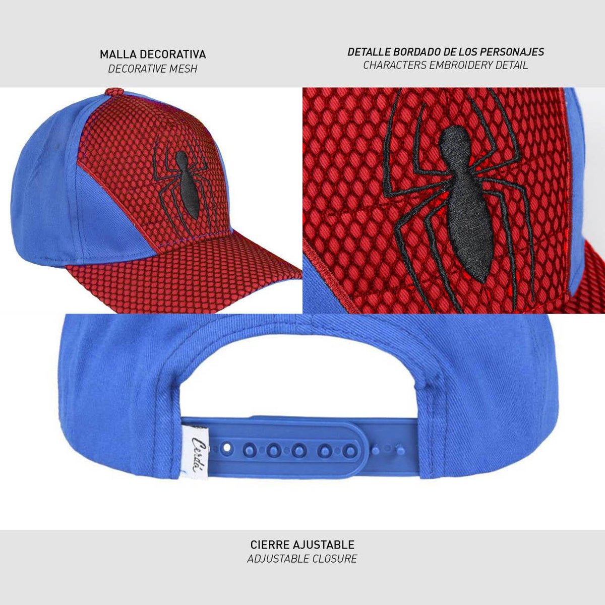 GORRA PREMIUM SPIDERMAN MARVEL - ILUSION SHOP