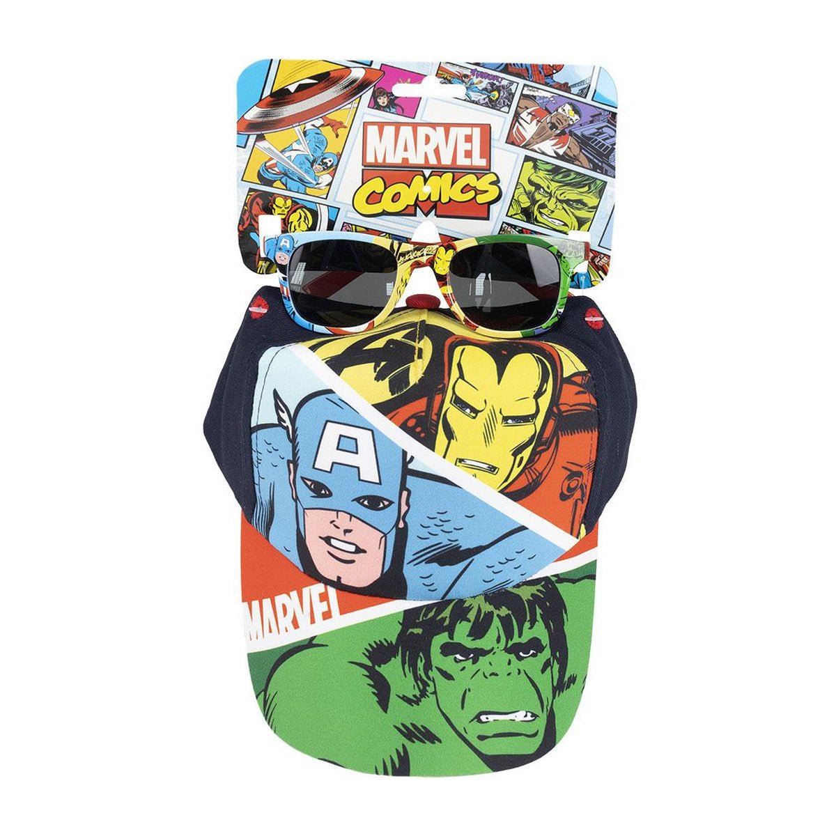GORRA SET GAFAS DE SOL AVENGERS - ILUSION SHOP