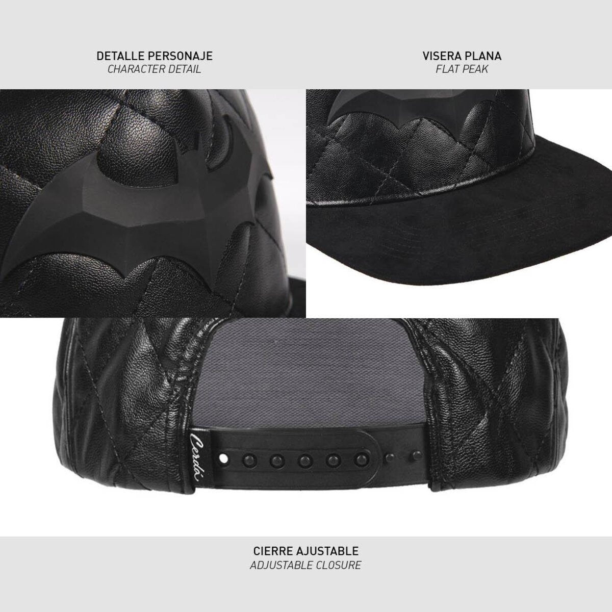 GORRA VISERA PLANA BATMAN - ILUSION SHOP