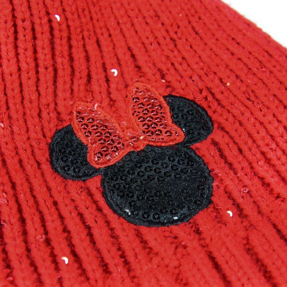 GORRO LANA PREMIUM MINNIE MOUSE DISNEY ROJO - ILUSION SHOP