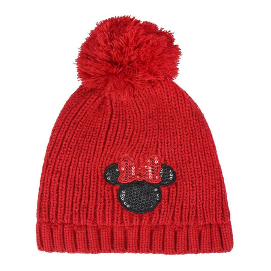 GORRO LANA PREMIUM MINNIE MOUSE DISNEY ROJO - ILUSION SHOP