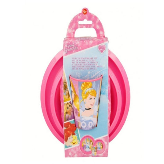 SET EASY 3 PIEZAS  PRINCESAS