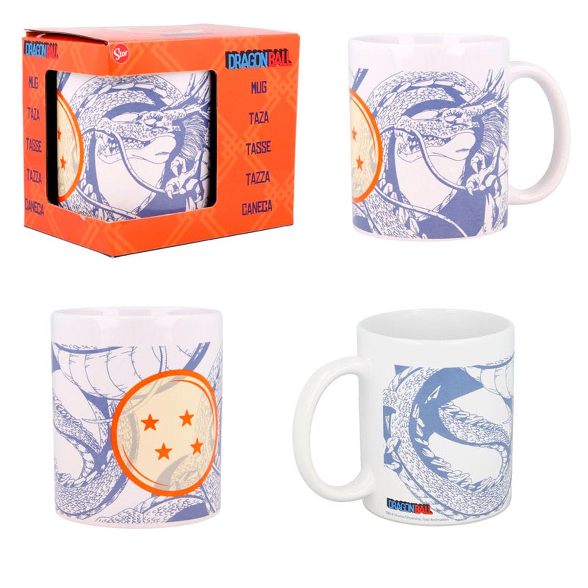 ILUSION TAZA CERAMICA 325 ML C R Y ADULT DRAGON B - ILUSION SHOP