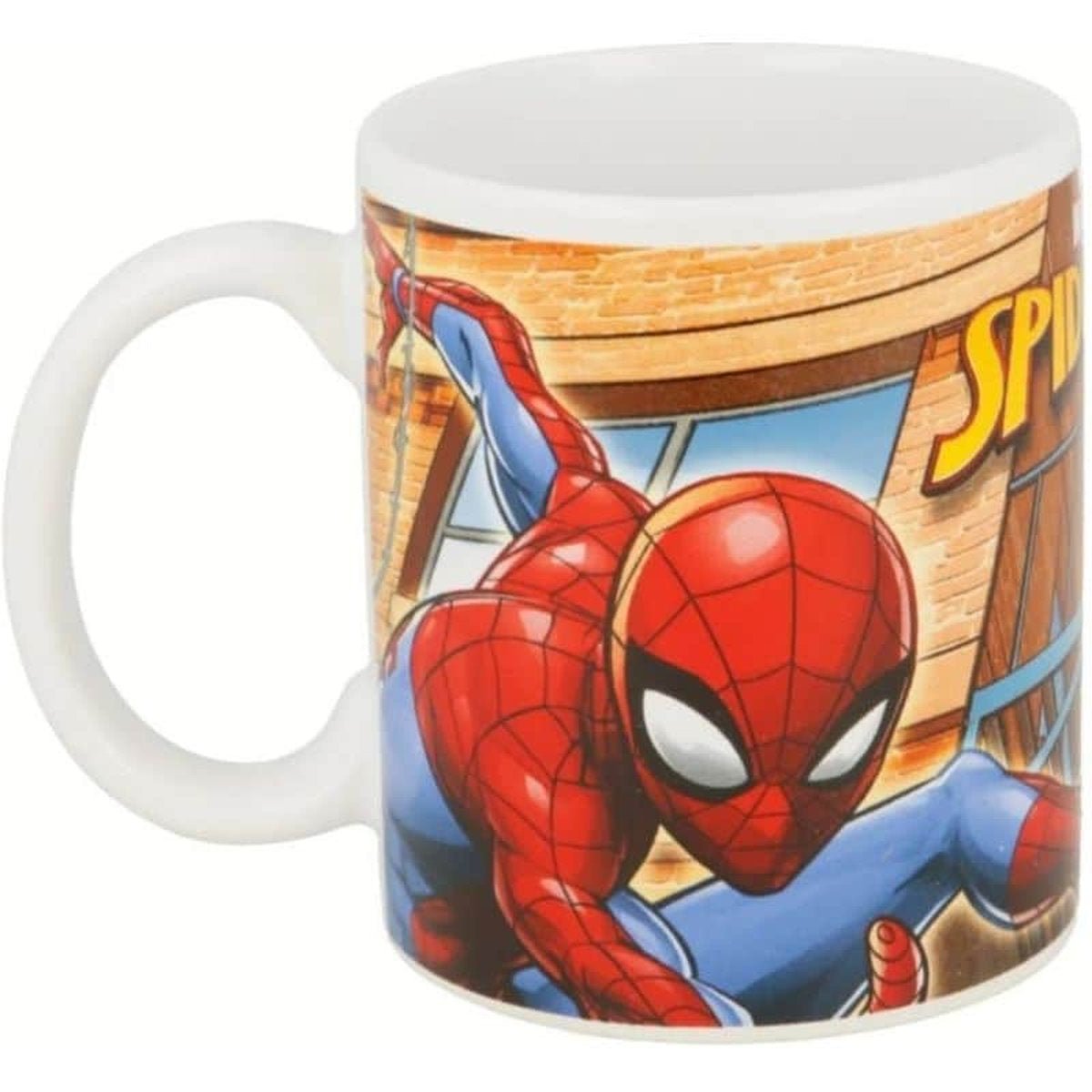 ILUSION TAZA CERAMICA C R SPIDERMAN STREETS - ILUSION SHOP