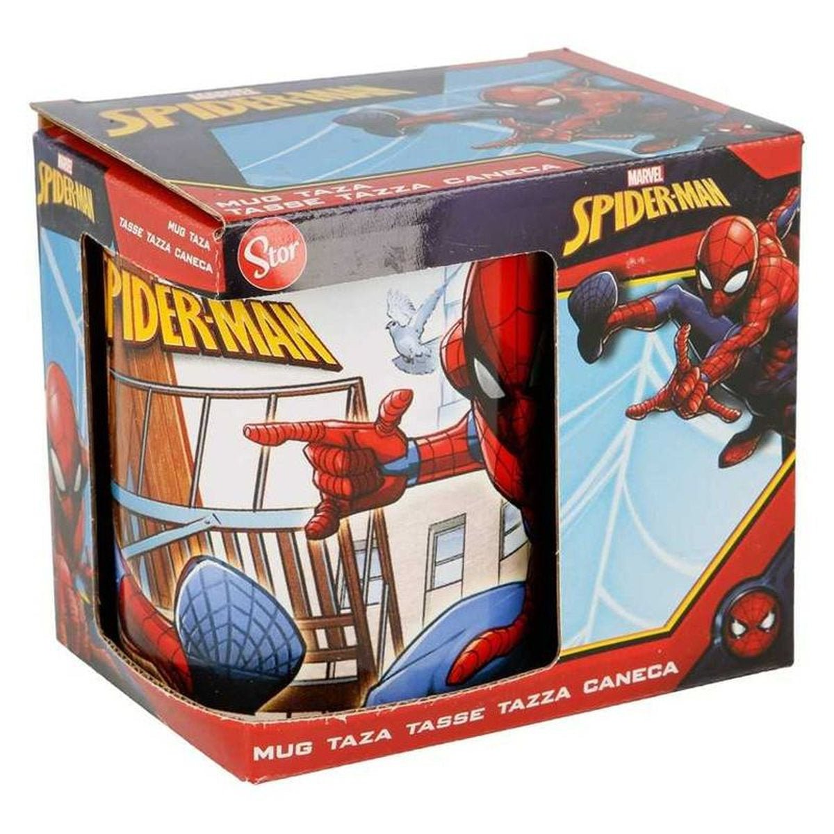 ILUSION TAZA CERAMICA C R SPIDERMAN STREETS - ILUSION SHOP