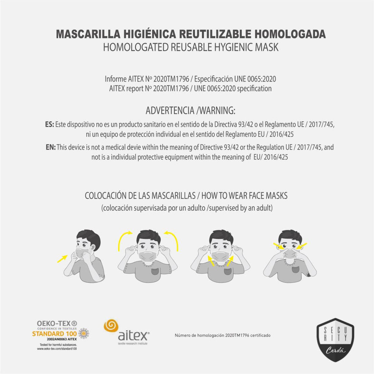 MASCARILLA INFANTIL HOMOLOGADA HARRY POTTE - ILUSION SHOP