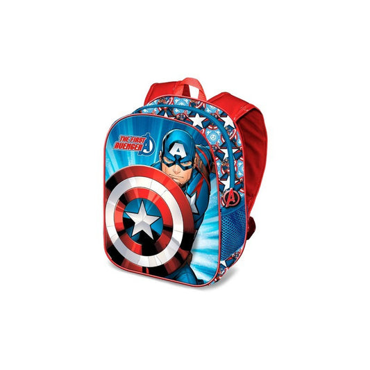 MOCHILA 3D PQ FIRST CAPITAN AMERICA