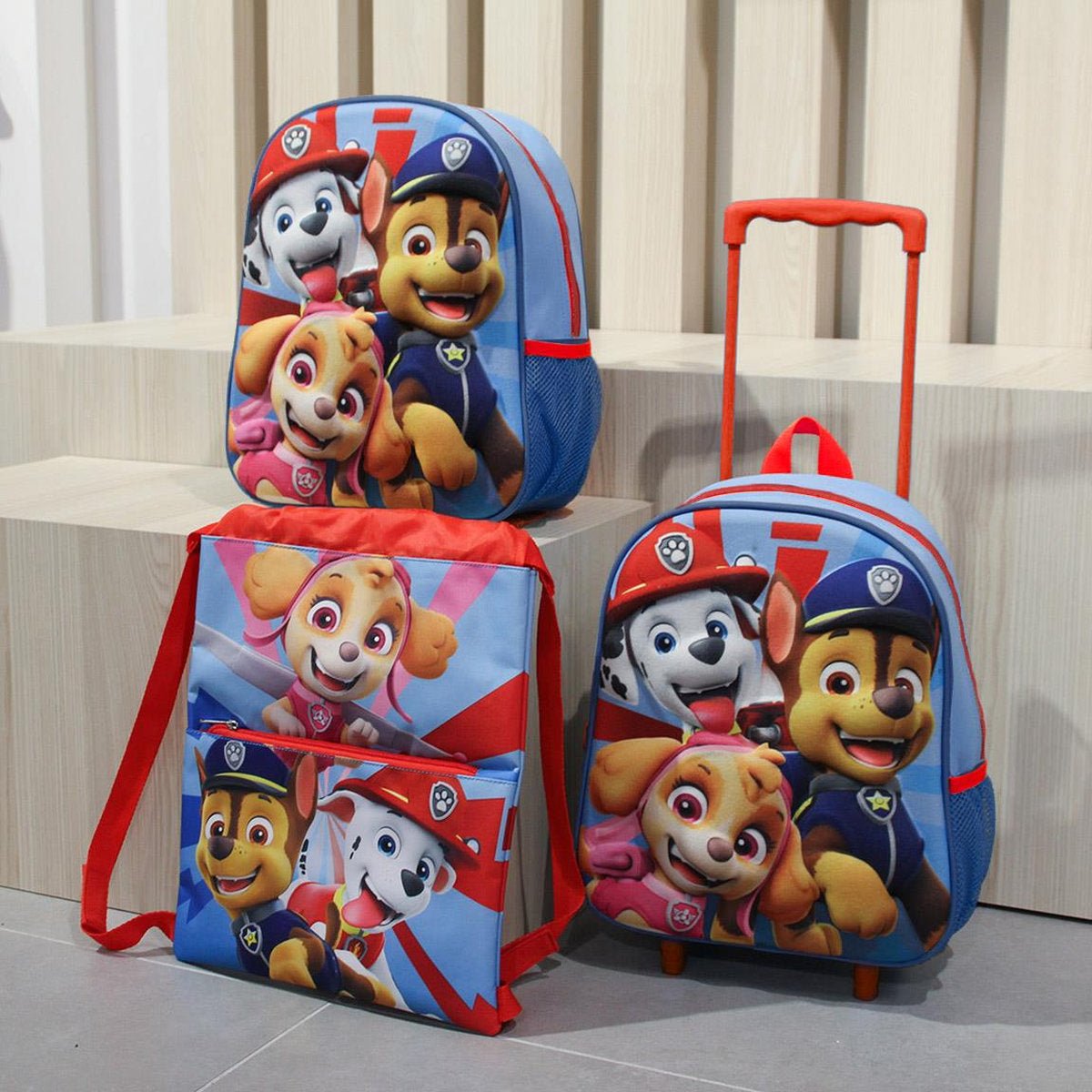 MOCHILA CARRO INFANTIL 3D PAW PATROL - ILUSION SHOP