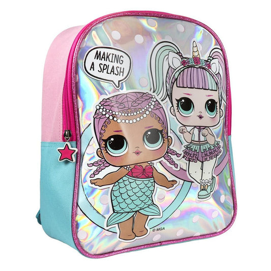 MOCHILA CASUAL IRIDISCENTE LOL - ILUSION SHOP