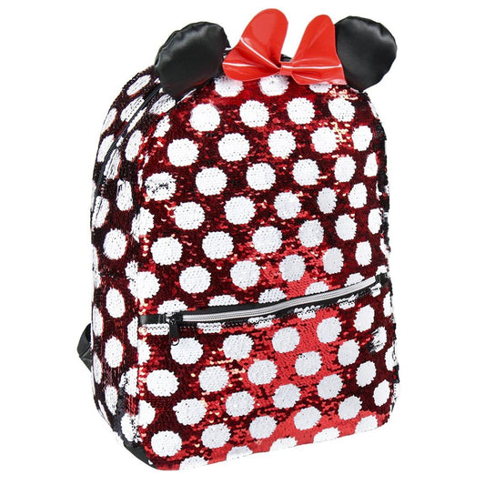 MOCHILA CASUAL LENTEJUELAS METALIZADA MINNIE - ILUSION SHOP