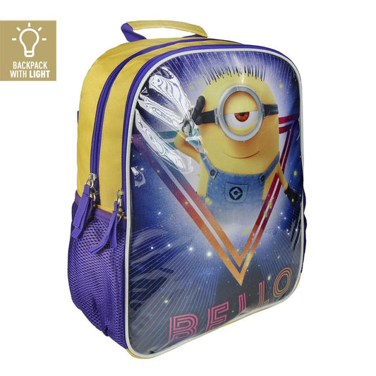 MOCHILA CON LUZ MINIONS MOVIE BELLO - ILUSION SHOP