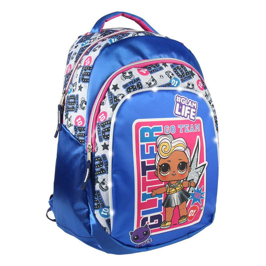 MOCHILA ESCOLAR LUCES LOL SURPRISE - ILUSION SHOP