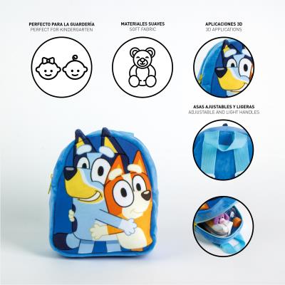 MOCHILA GUARDERIA PERSONAJE PELUCHE BLUEY - ILUSION SHOP