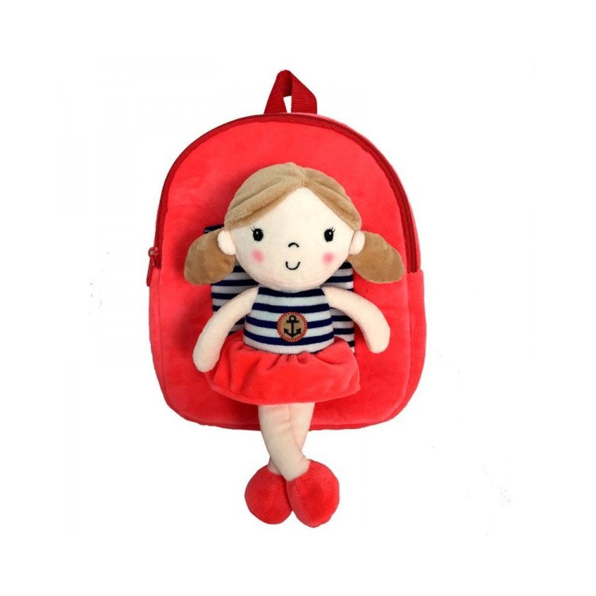 Mochila Hug Me Muñeca roja. Peluche Extraible - ILUSION SHOP