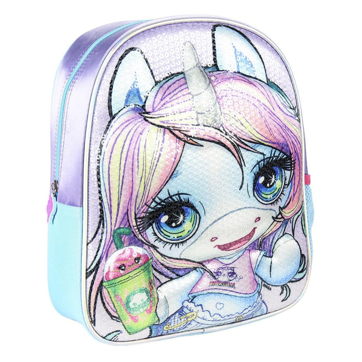 MOCHILA INFANTIL 3D PREMIUM LENTEJUELAS POOPSIE - ILUSION SHOP