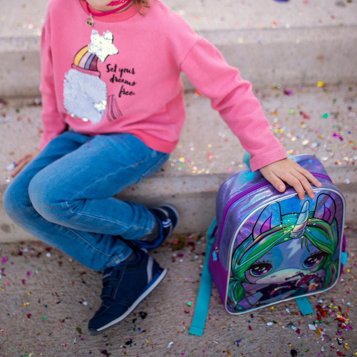 MOCHILA INFANTIL BRILLANTE POOPSIE - ILUSION SHOP
