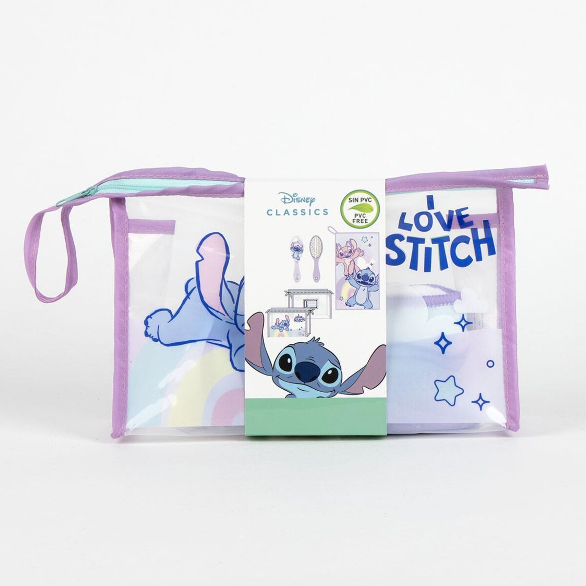 NECESER ASEO VIAJE ACCESORIOS STITCH - ILUSION SHOP
