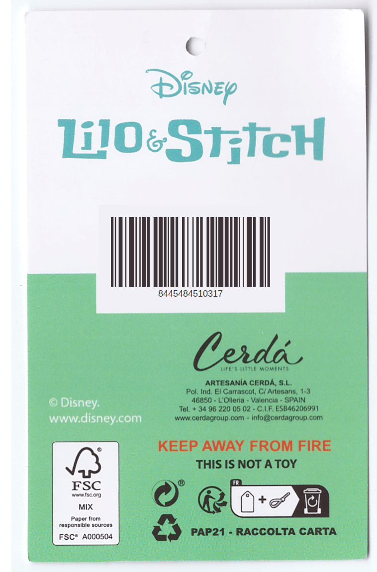 NECESER ASEO VIAJE ACCESORIOS STITCH - ILUSION SHOP