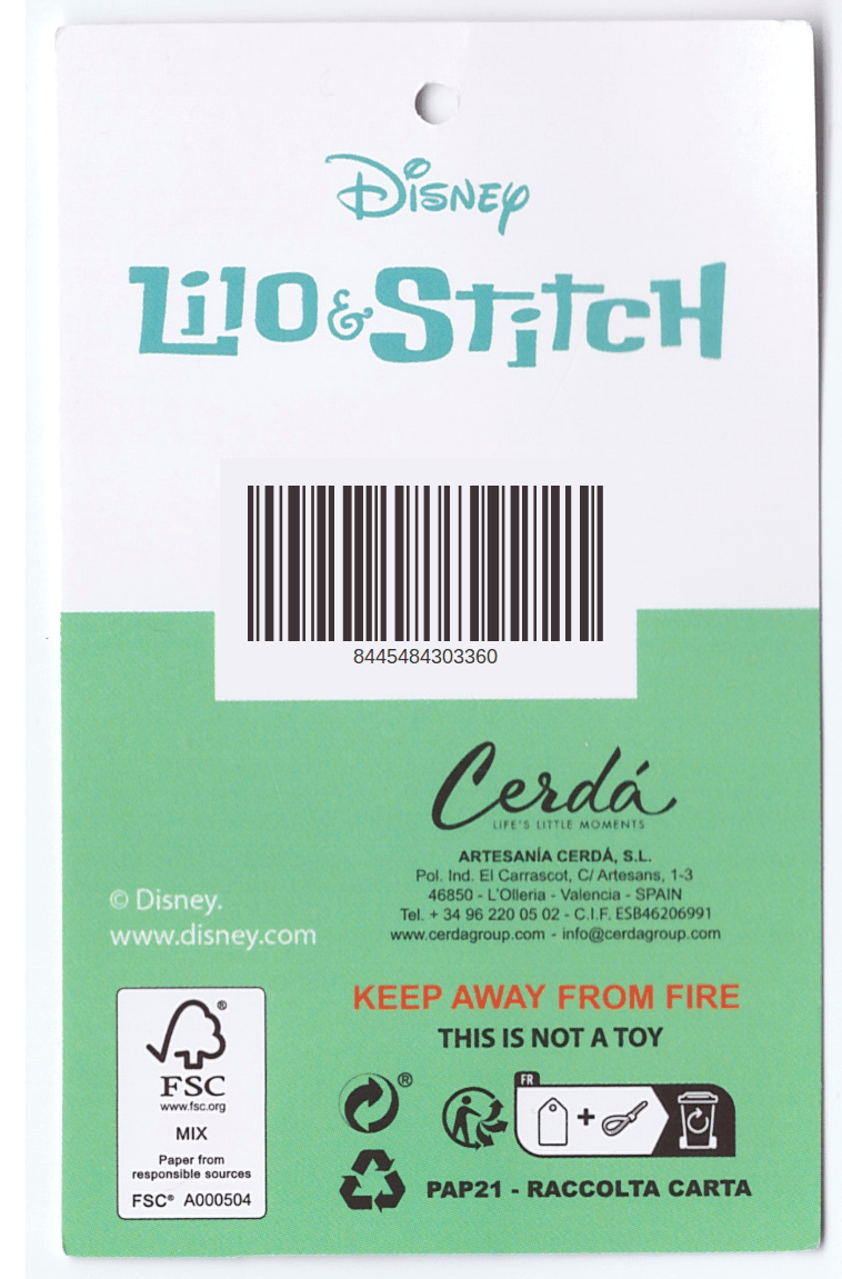 NECESER ASEO VIAJE ASAS STITCH - ILUSION SHOP