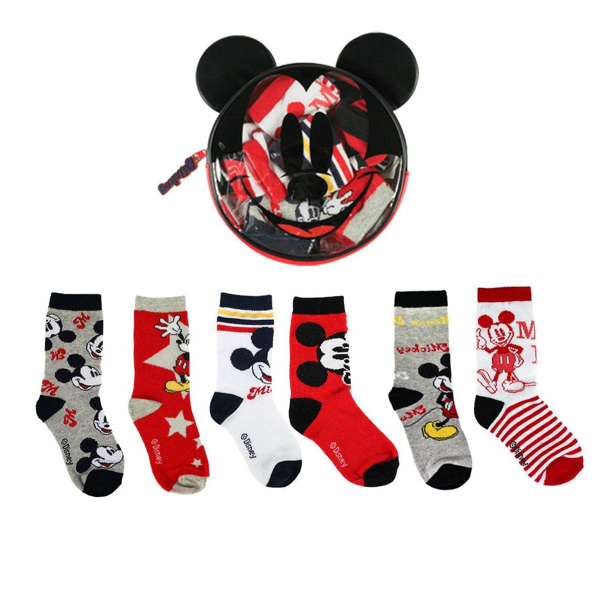 PACK CALCETINES 6 PIEZAS MICKEY - ILUSION SHOP