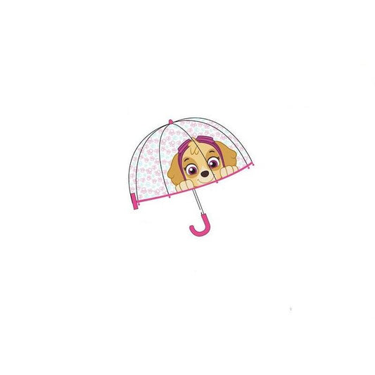 PARAGUAS AUTOMATICO TRANSPARENTE PAW PATROL GIRL - ILUSION SHOP