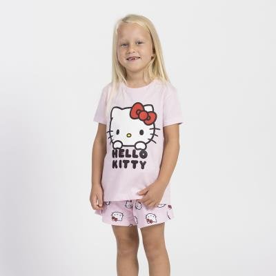 PIJAMA CORTO SINGLE JERSEY HELLO KITTY - ILUSION SHOP