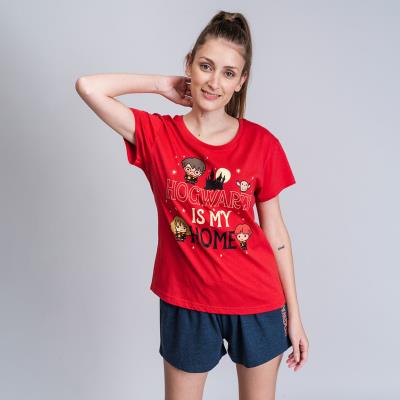 PIJAMA CORTO SINGLE JERSEY PUNTO HARRY POTTER - ILUSION SHOP