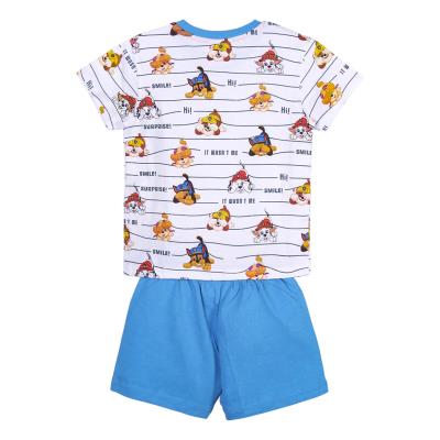 PIJAMA CORTO SINGLE JERSEY PUNTO PAW PATROL - ILUSION SHOP