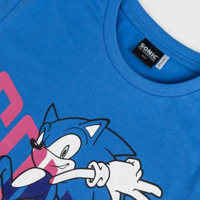 PIJAMA CORTO SINGLE JERSEY SONIC - ILUSION SHOP