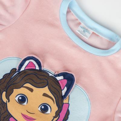 PIJAMA LARGO CORAL FLEECE APLICACIONES GABBY´S DOLLHOUSE - ILUSION SHOP