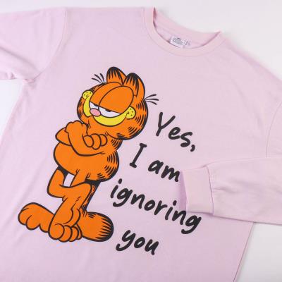 PIJAMA LARGO COTTON BRUSHED GARFIELD - ILUSION SHOP