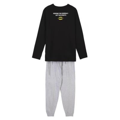 PIJAMA LARGO SINGLE JERSEY BATMAN - ILUSION SHOP