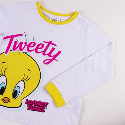 PIJAMA LARGO SINGLE JERSEY LOONEY TUNES PIOLIN - ILUSION SHOP