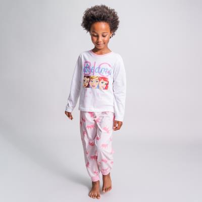 PIJAMA LARGO SINGLE JERSEY PRINCESS - ILUSION SHOP