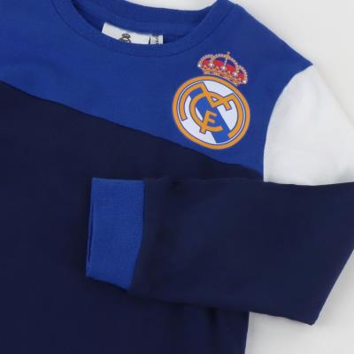PIJAMA LARGO SINGLE JERSEY REAL MADRID - ILUSION SHOP