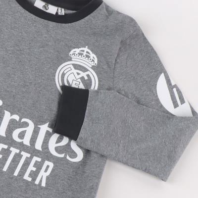 PIJAMA LARGO SINGLE JERSEY REAL MADRID - ILUSION SHOP