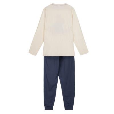 PIJAMA LARGO SINGLE JERSEY WARNER 100 - ILUSION SHOP