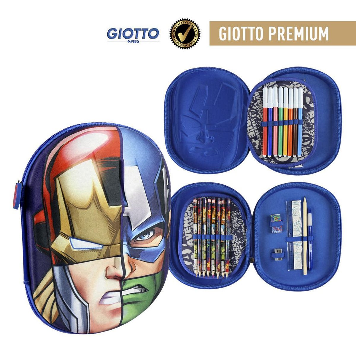 PLUMIER CON ACCESORIOS 3D AVENGERS - ILUSION SHOP