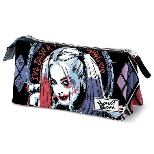 PORTATODO TRIPLE HS CRAZY HARLEY QUINN - ILUSION SHOP