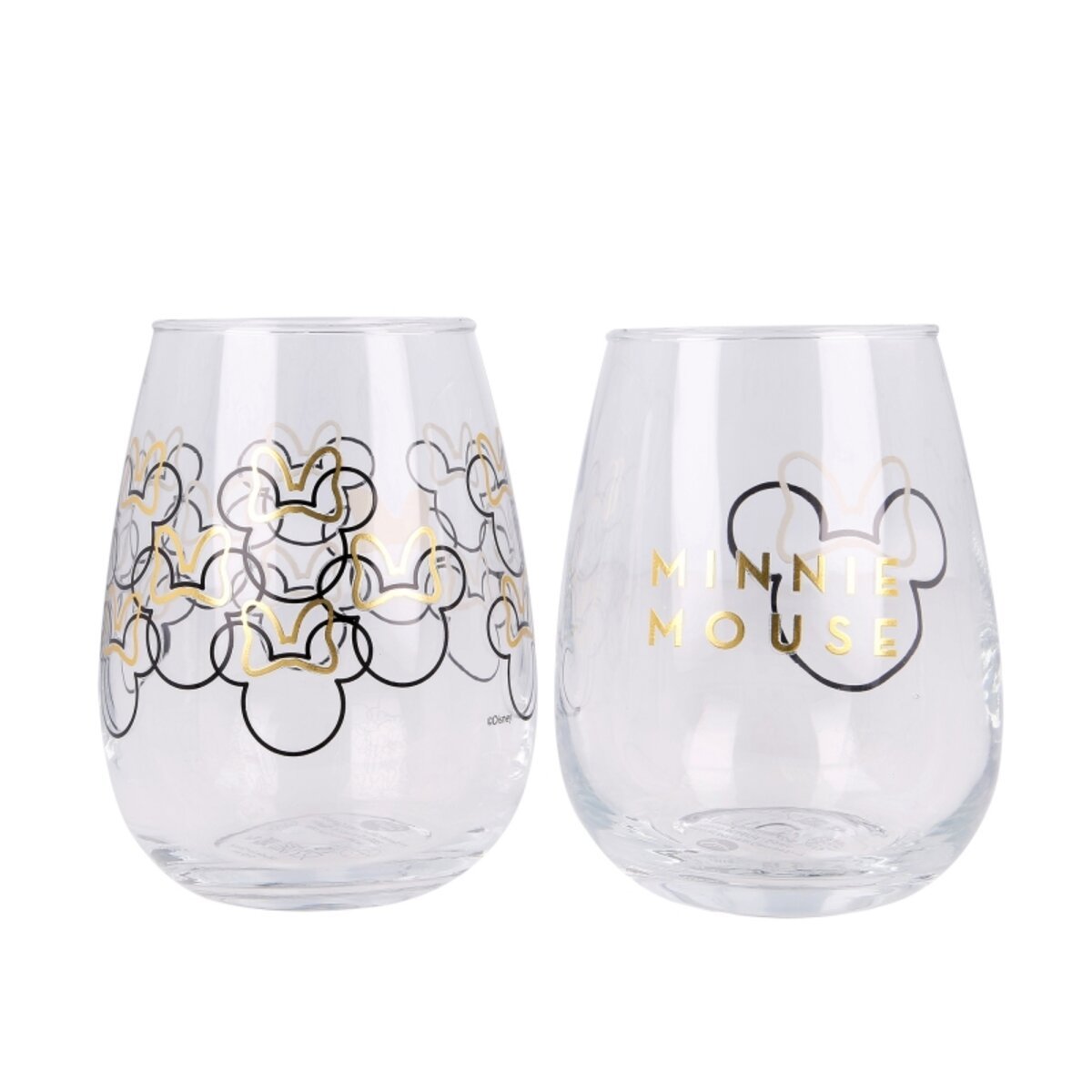 SET 2 VASOS DE CRISTAL MINNIE - ILUSION SHOP