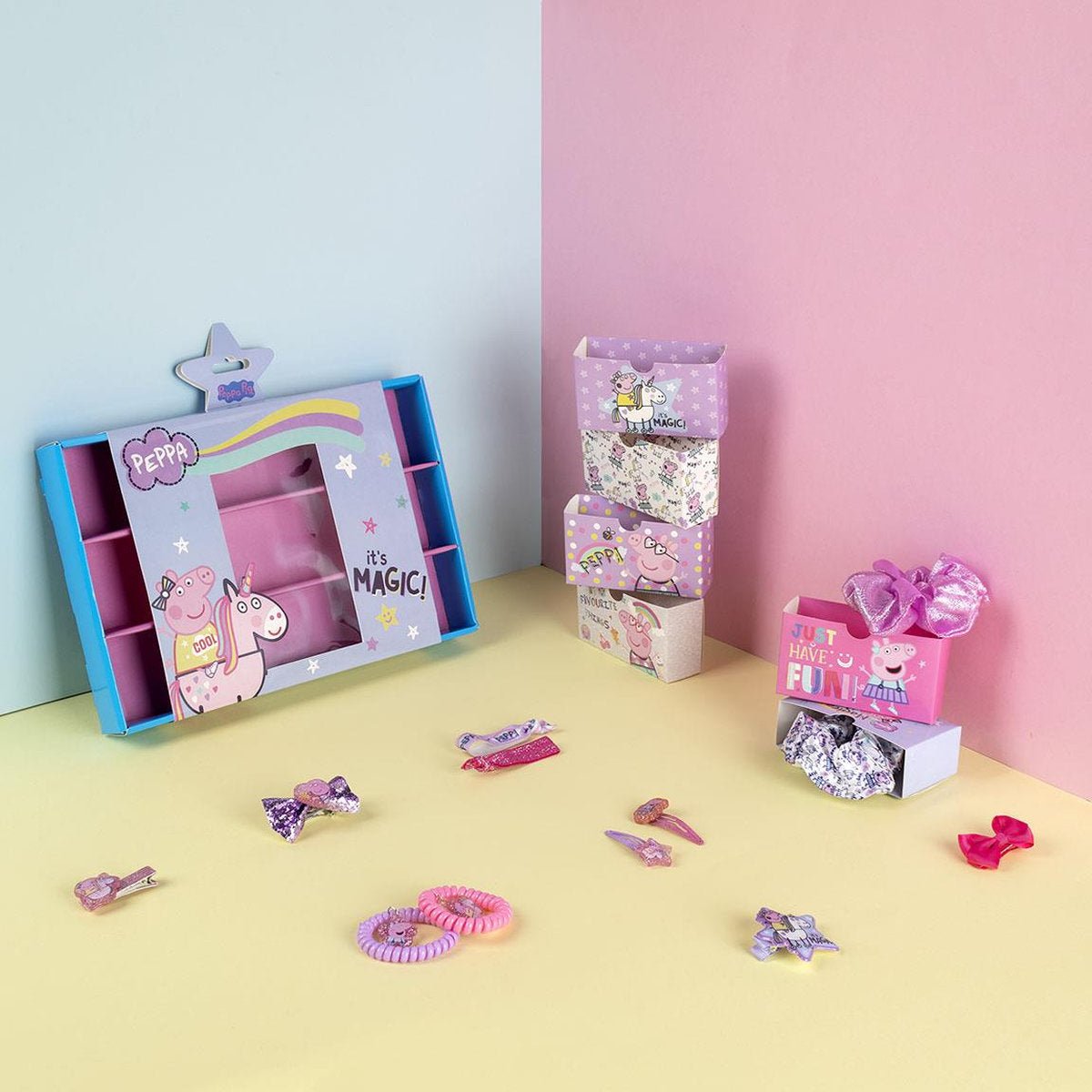 SET DE BELLEZA CAJA SORPRESA PEPPA PIG - ILUSION SHOP
